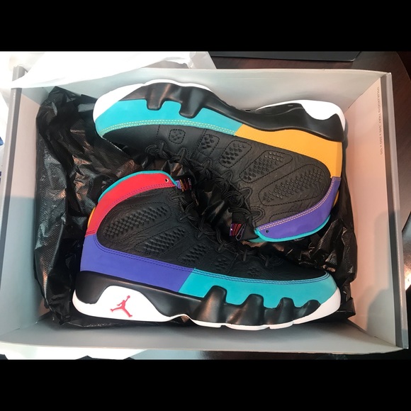 purple jordan 9s